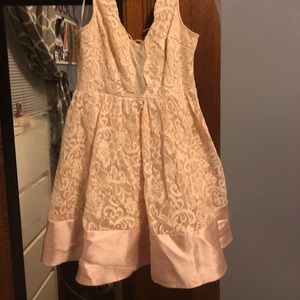 Light Pink Short Formal Dress